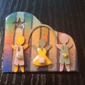 One Of A Kind Little People Pins by Lucinda